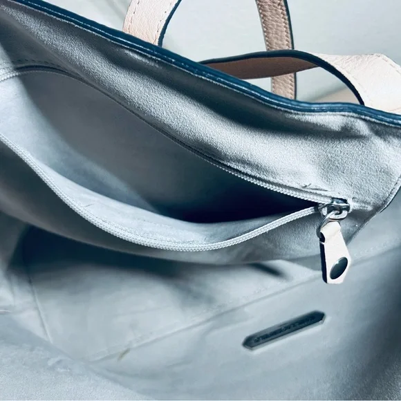 Karl Lagerfeld “Toby” Blush Pink Leather Tote with Tassel Charm - Picture 10 of 16